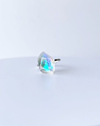 Frames Ring / Fragment / Alice in Wonderland_Frost Clear 7-b / silver925 / type-C