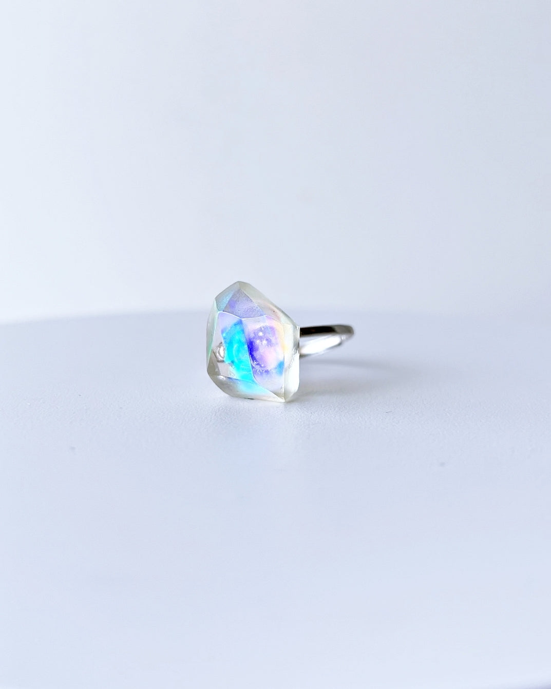 Frames Ring / Fragment / Alice in Wonderland_Frost Clear 7-b / silver925 / type-C