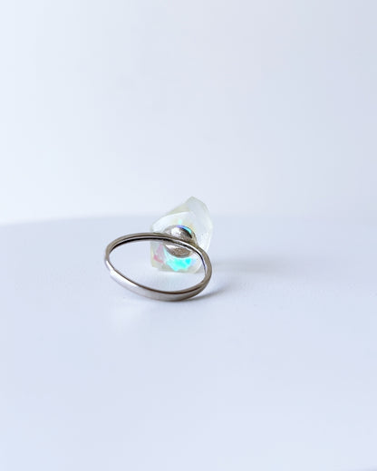 Frames Ring / Fragment / Alice in Wonderland_Frost Clear 7-b / silver925 / type-C