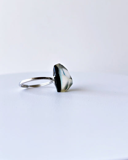 Frames Ring / Fragment / Floating Prism 1-c / silver925 / type-C