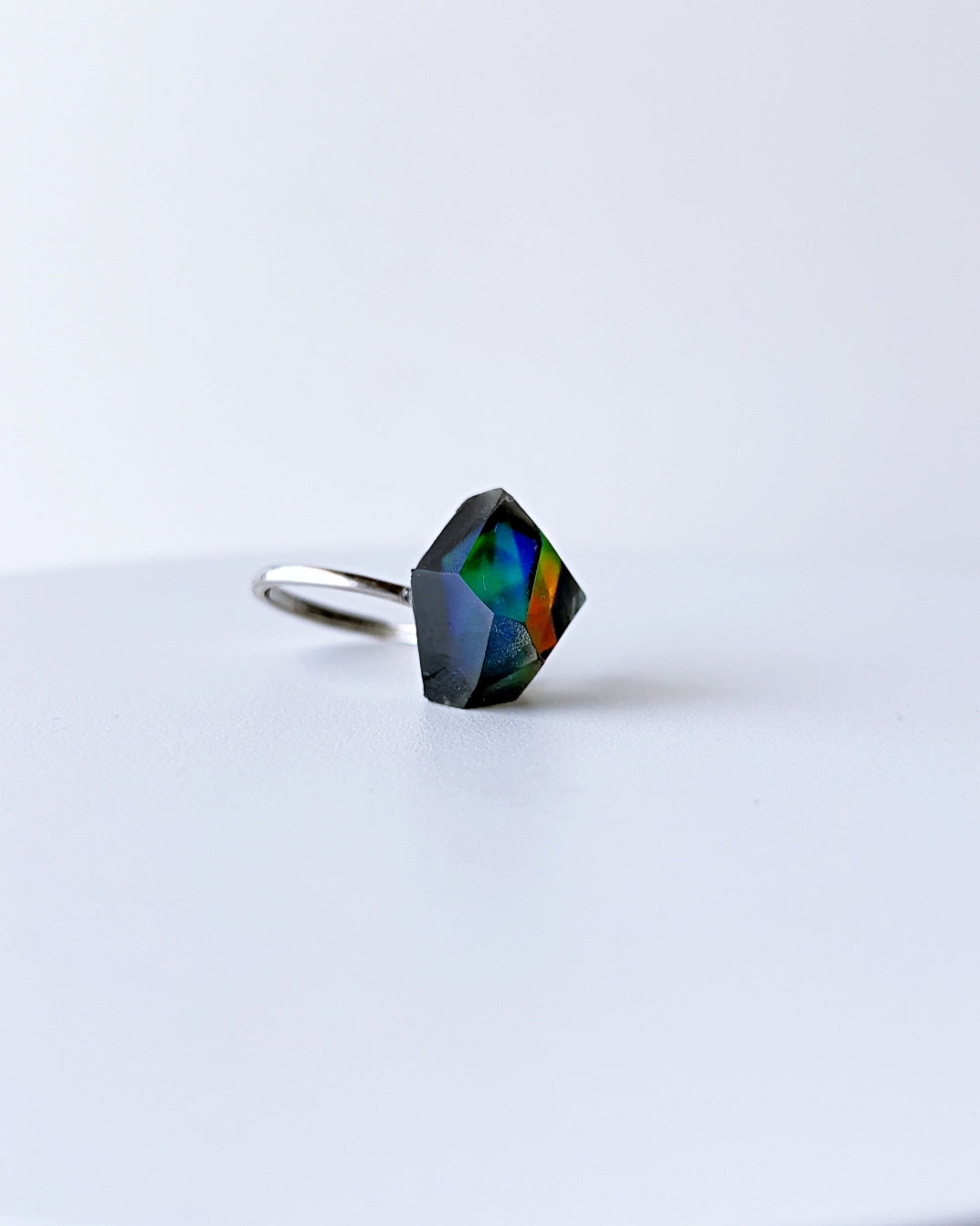 Frames Ring / Fragment / Floating Prism 1-c / silver925 / type-C