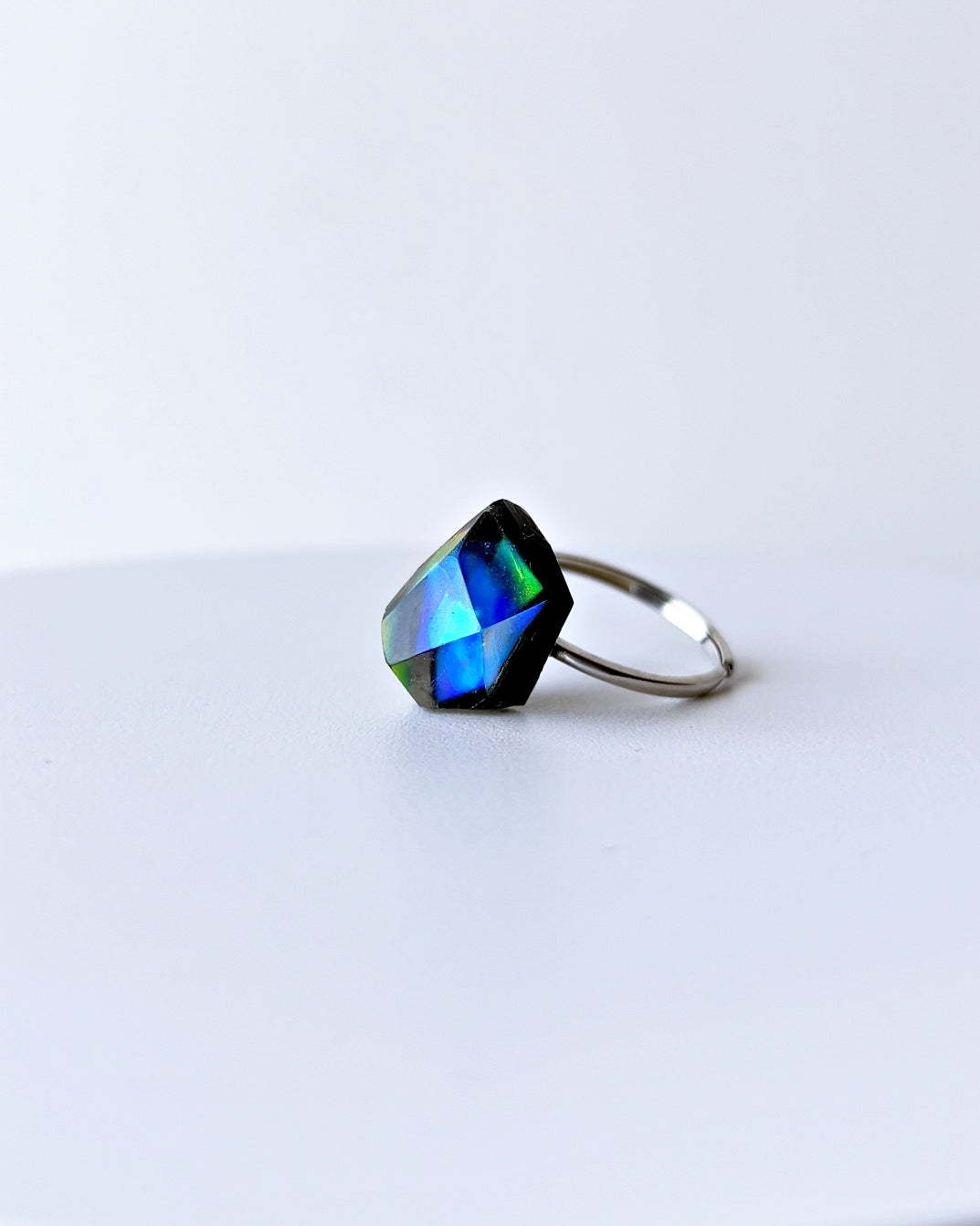 Frames Ring / Fragment / Floating Prism 1-c / silver925 / type-C