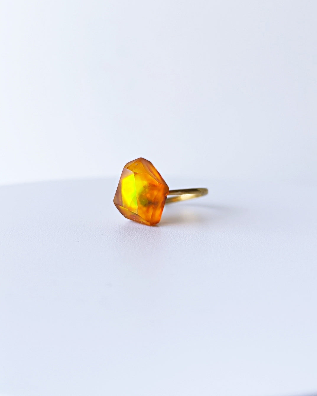 Frames Ring / Fragment / Gem Fire 4-b / silver925 / type-C