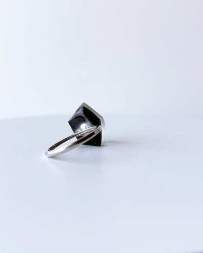 Frames Ring / Fragment / Floating Prism 1-a / silver925 / type-C