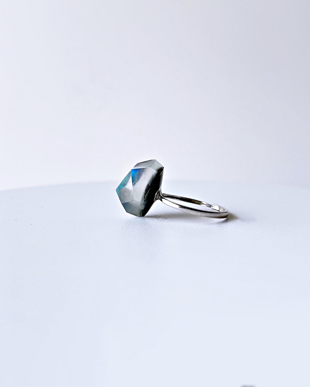 Frames Ring / Fragment / Floating Prism 1-a / silver925 / type-C