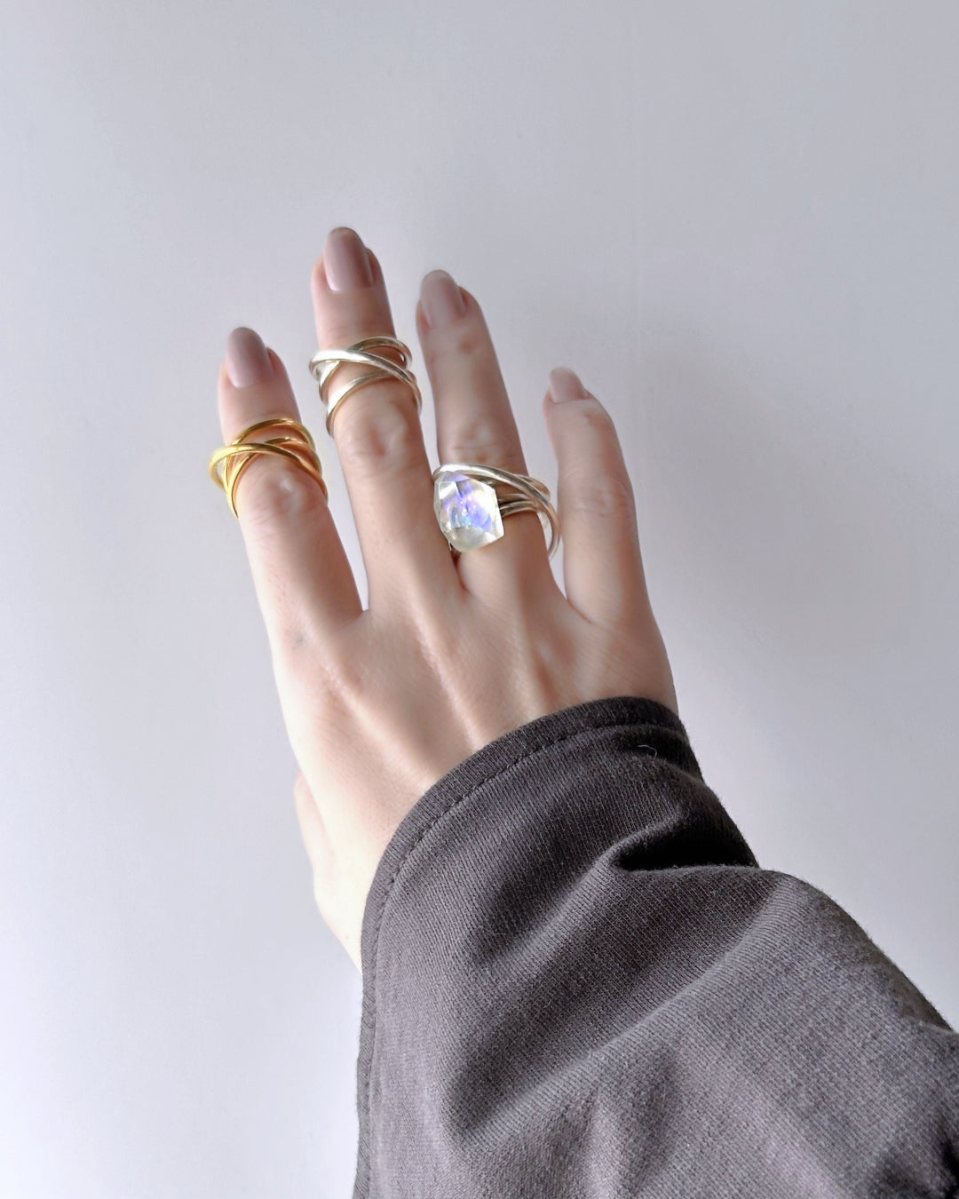 Frames Ring / Fragment / Alice in Wonderland_Frost Clear 7-b / silver925 / type-C