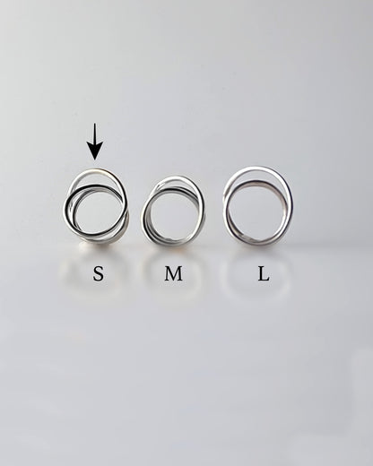 Orbit Triple Line Ring / Interchangeable / silver925 / S