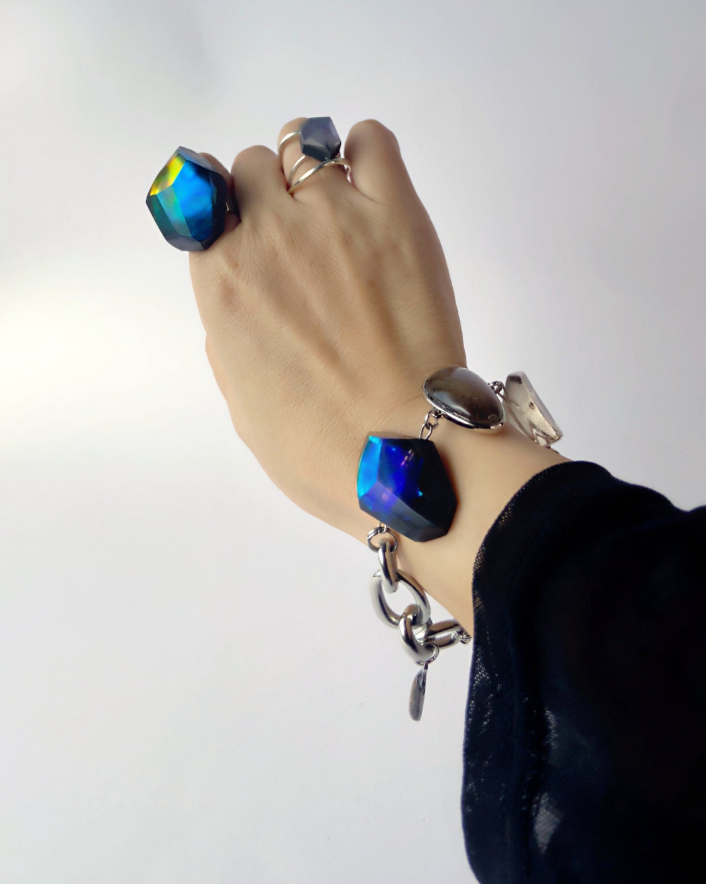 Galaxy volume bracelet / Interchangeable /着せ替え/ 17【サイズ変更１回無料】