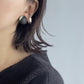Custom earrings Interchangeable /moon/ Tsukuyomi silver moon