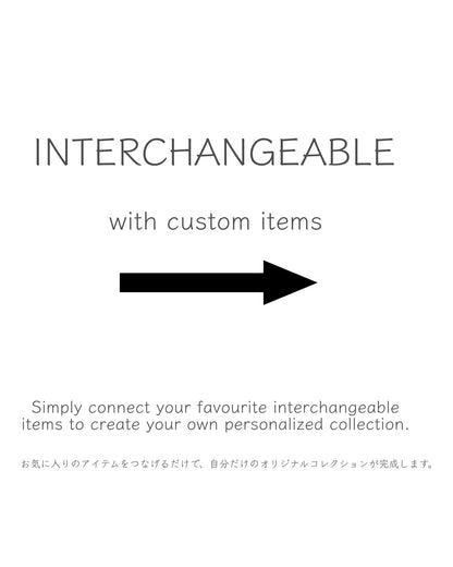 Custom charms Interchangeable / mix-GLD-SLV