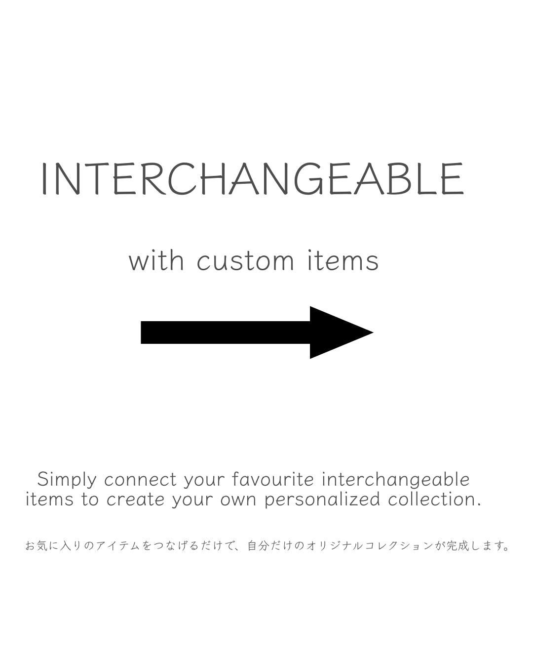 Custom charms/Interchangeable/着せ替えチャーム/SILVER
