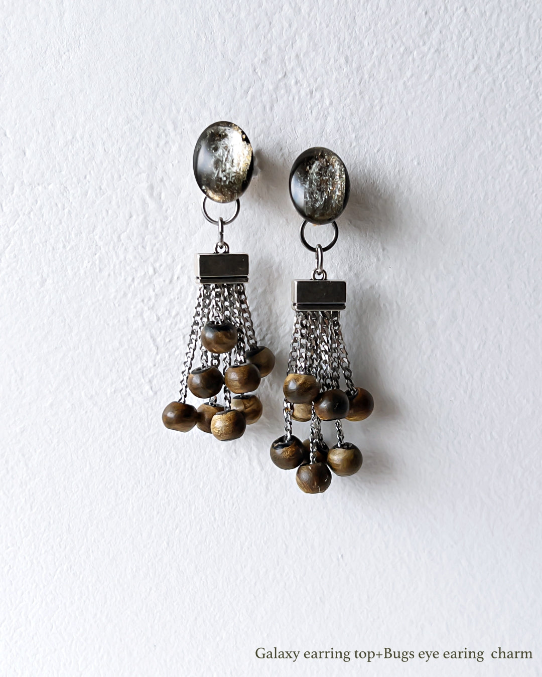 Bugs Eye 2way Earrings / Interchangeable / Macro View