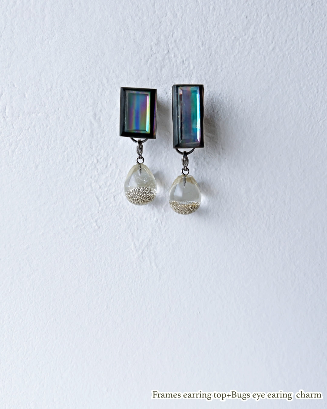 Bugs Eye Mulchway Earrings / Interchangeable / Macro View