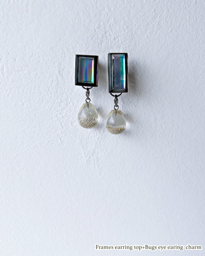 Bugs Eye Mulchway Earrings / Interchangeable / Macro View