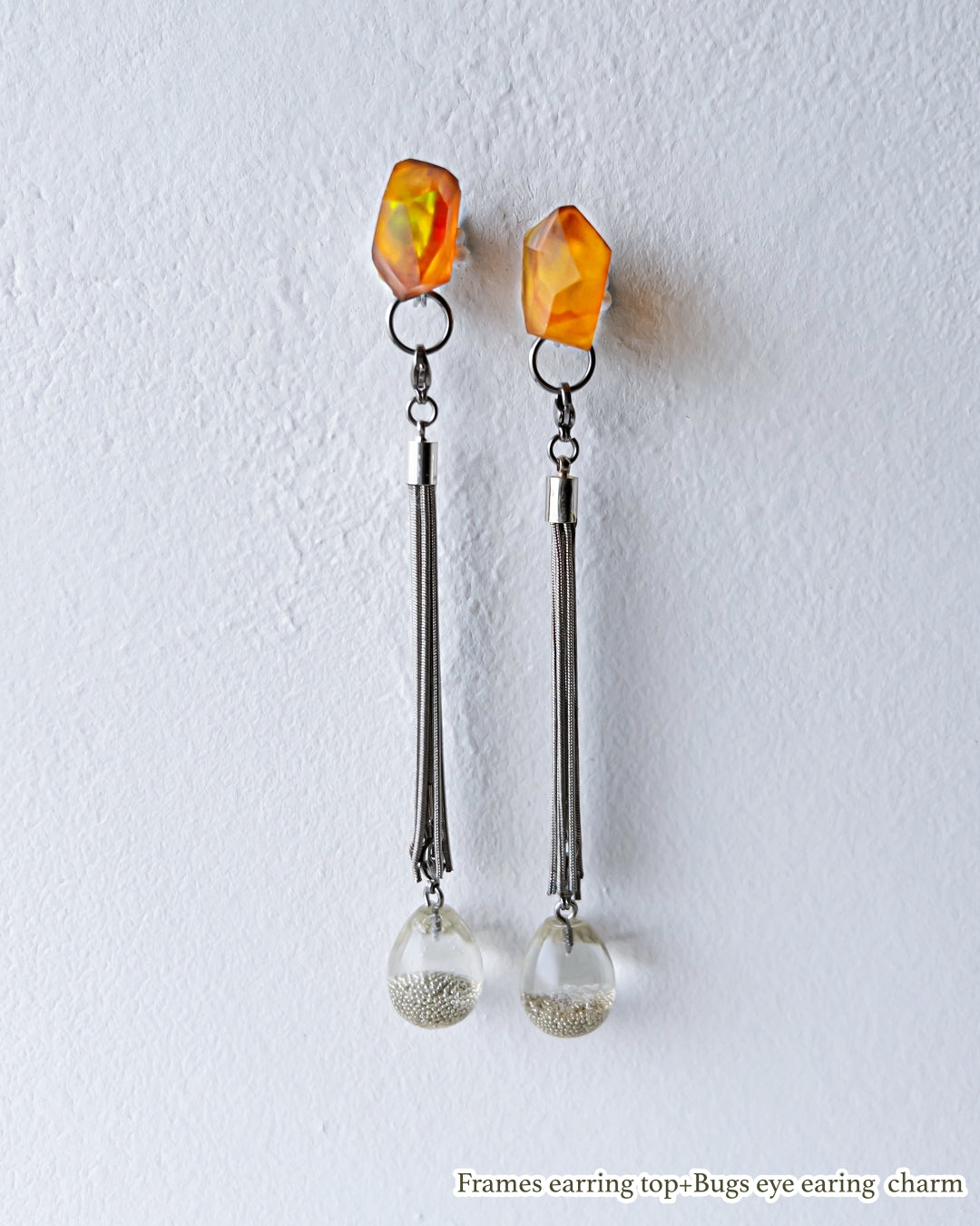 Bugs Eye Mulchway Earrings / Interchangeable / Macro View