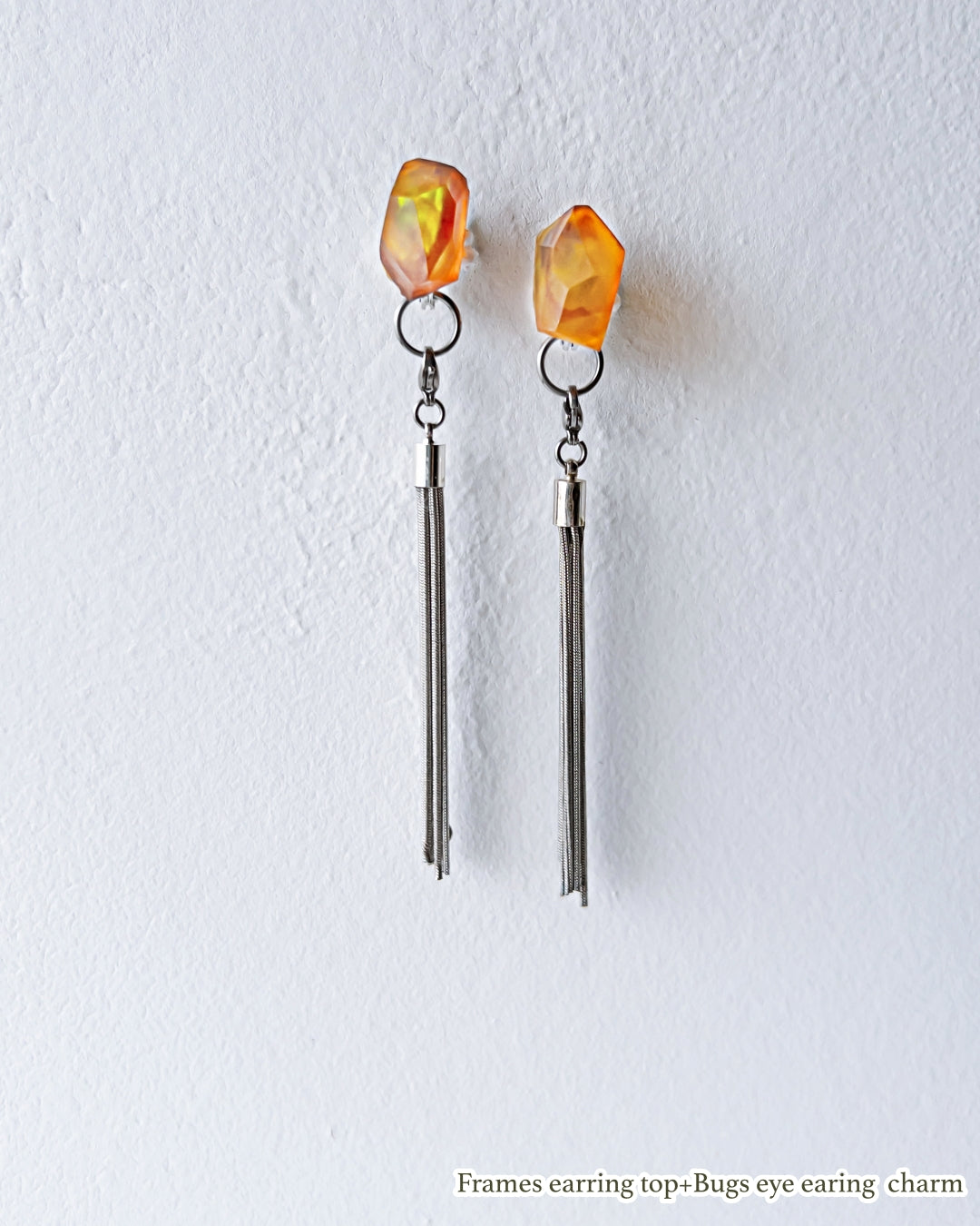 Bugs Eye Mulchway Earrings / Interchangeable / Macro View