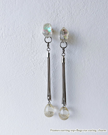 Bugs Eye Mulchway Earrings / Interchangeable / Macro View