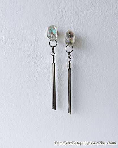 Bugs Eye Mulchway Earrings / Interchangeable / Macro View