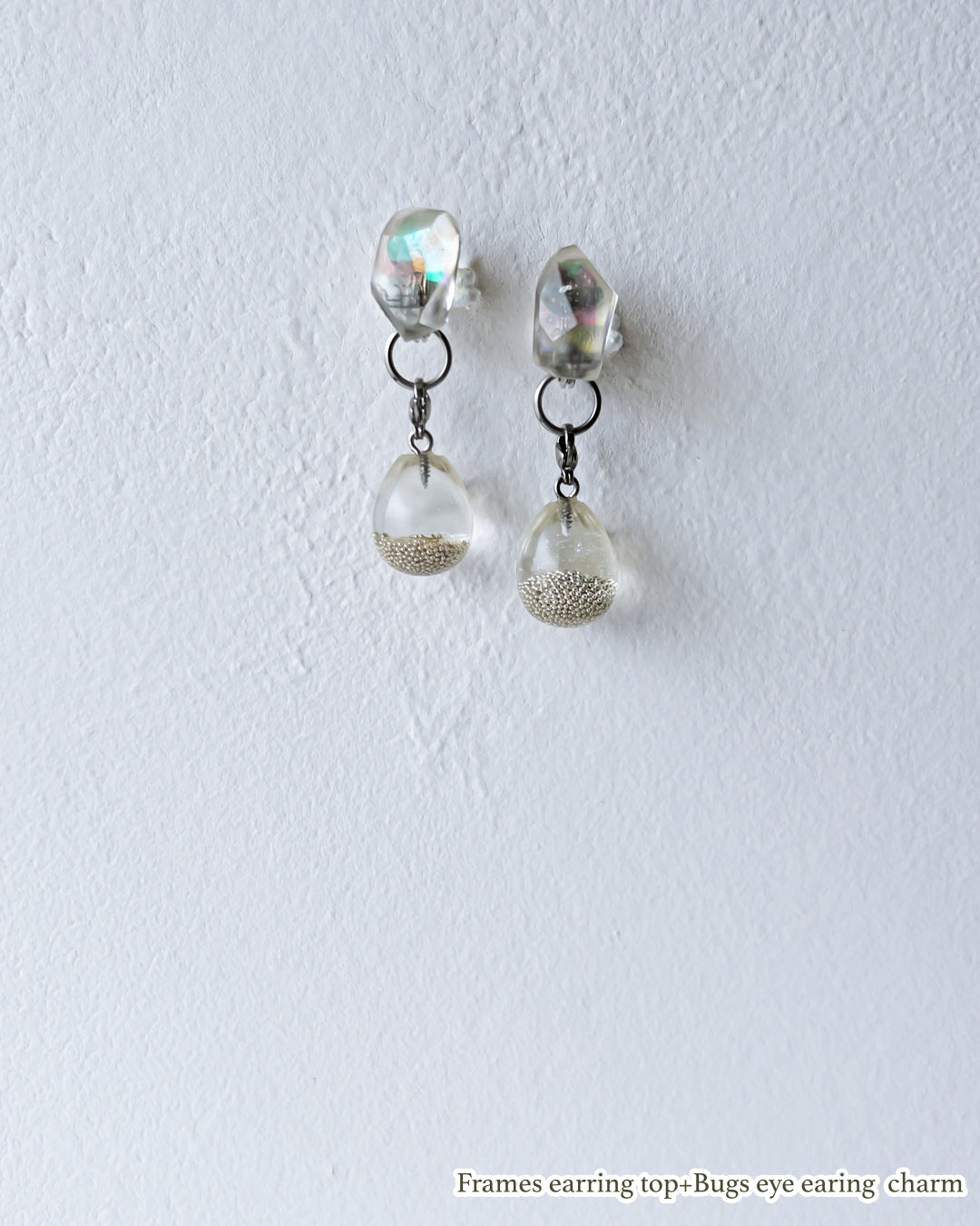 Bugs Eye Mulchway Earrings / Interchangeable / Macro View