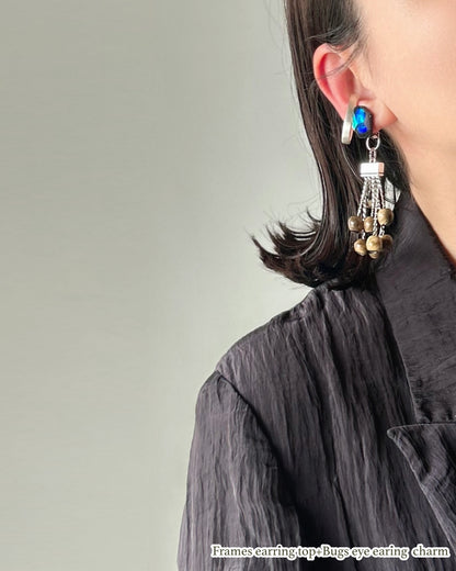 Bugs Eye 2way Earrings / Interchangeable / Macro View