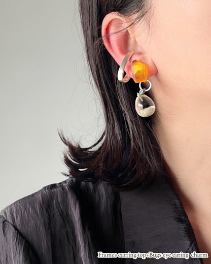 Bugs Eye Mulchway Earrings / Interchangeable / Macro View