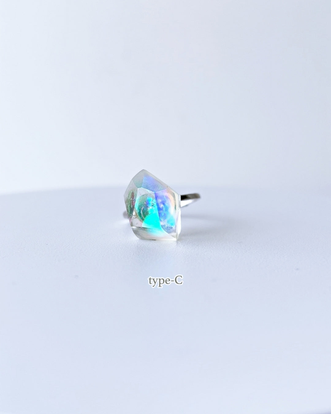 Frames Ring / Fragment / Alice in Wonderland_Frost Clear 7-b / silver925 / type-C