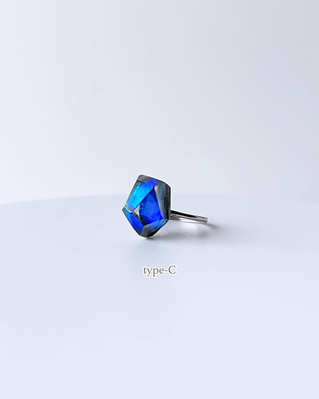 Frames Ring / Fragment / Floating Prism 1-a / silver925 / type-C