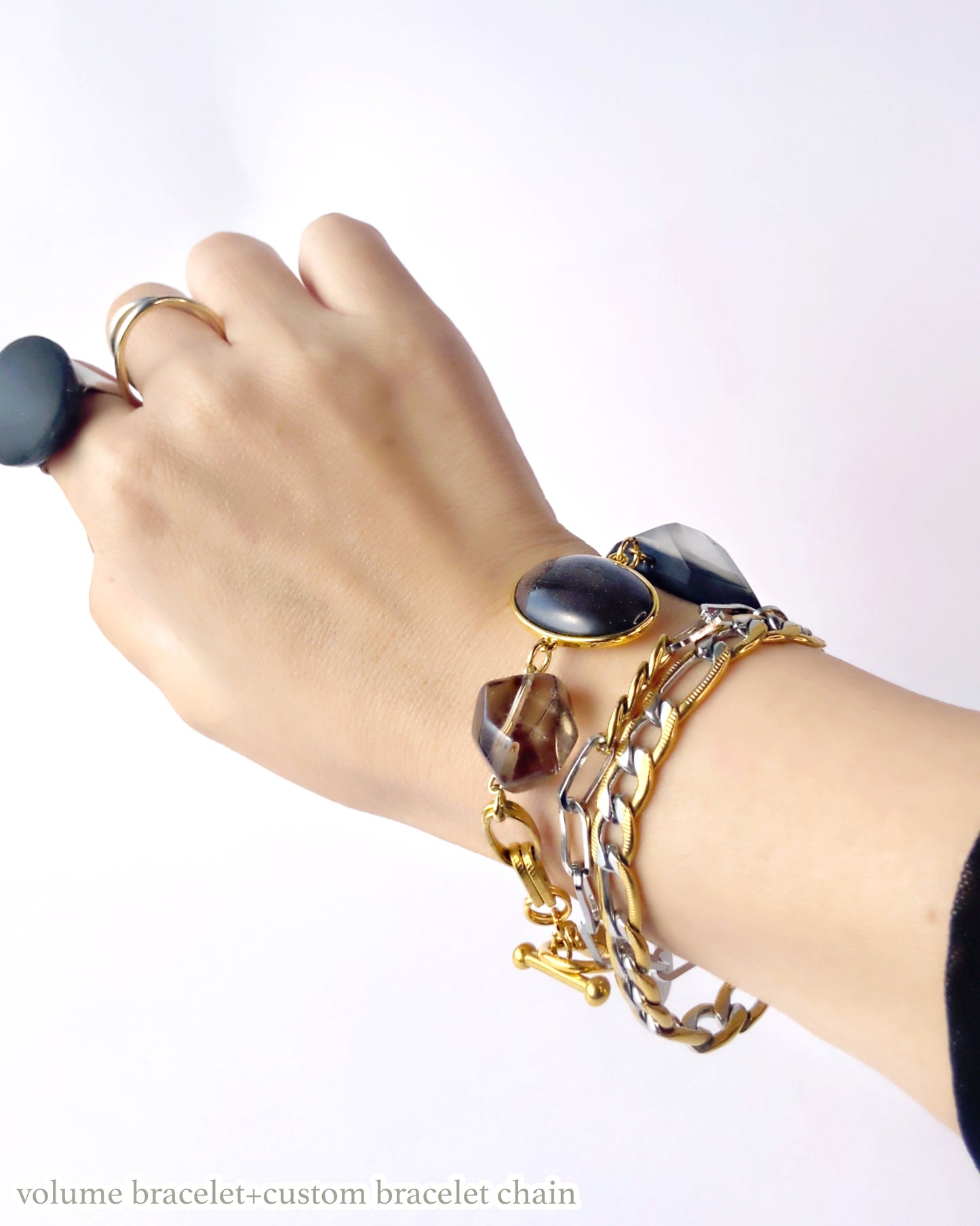 Galaxy volume bracelet / Interchangeable /着せ替え/ 16【サイズ変更１回無料】