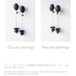 Galaxy 2way earrings /moon/ Interchangeable