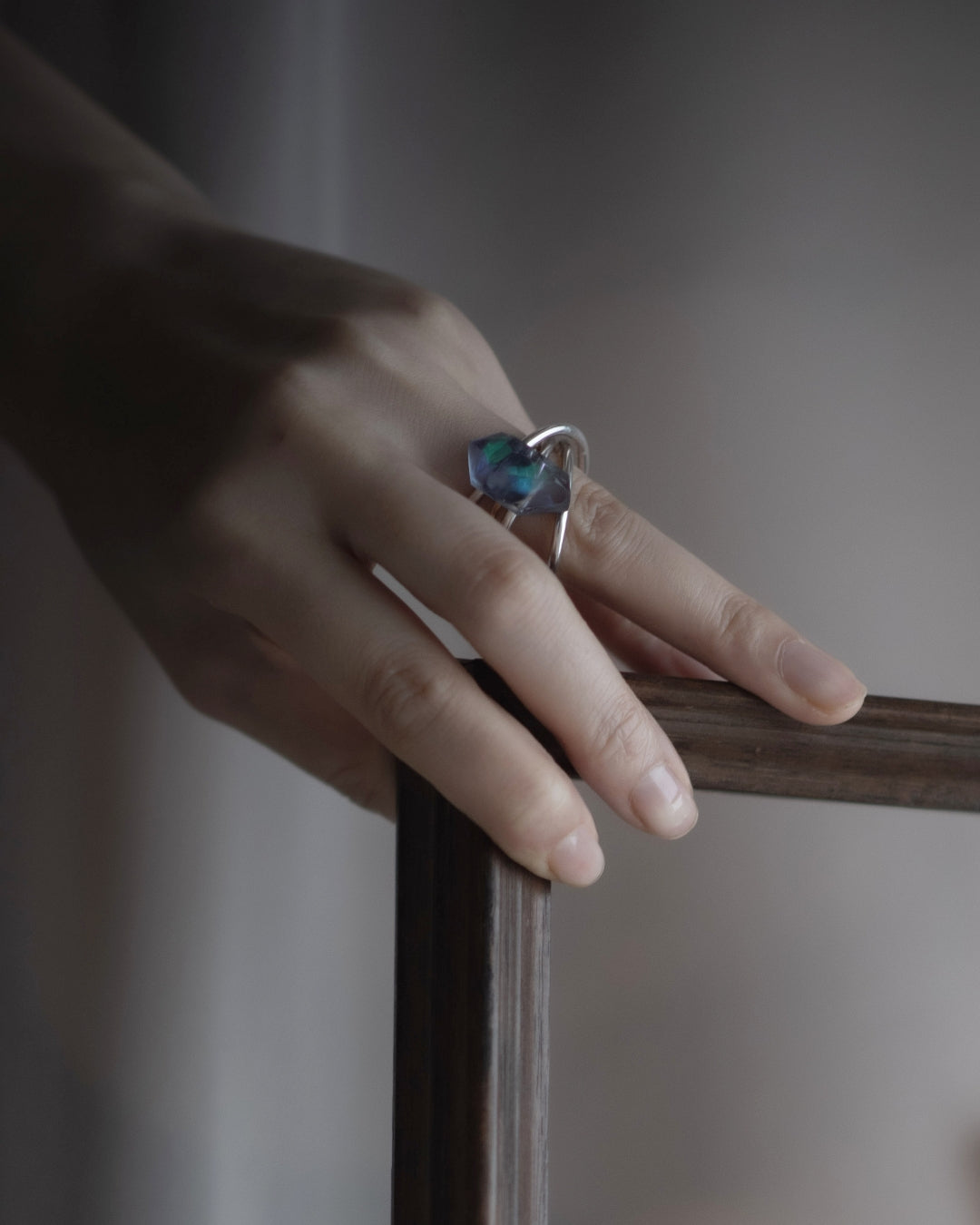 Orbit Triple Line Ring / Interchangeable / silver925 / S