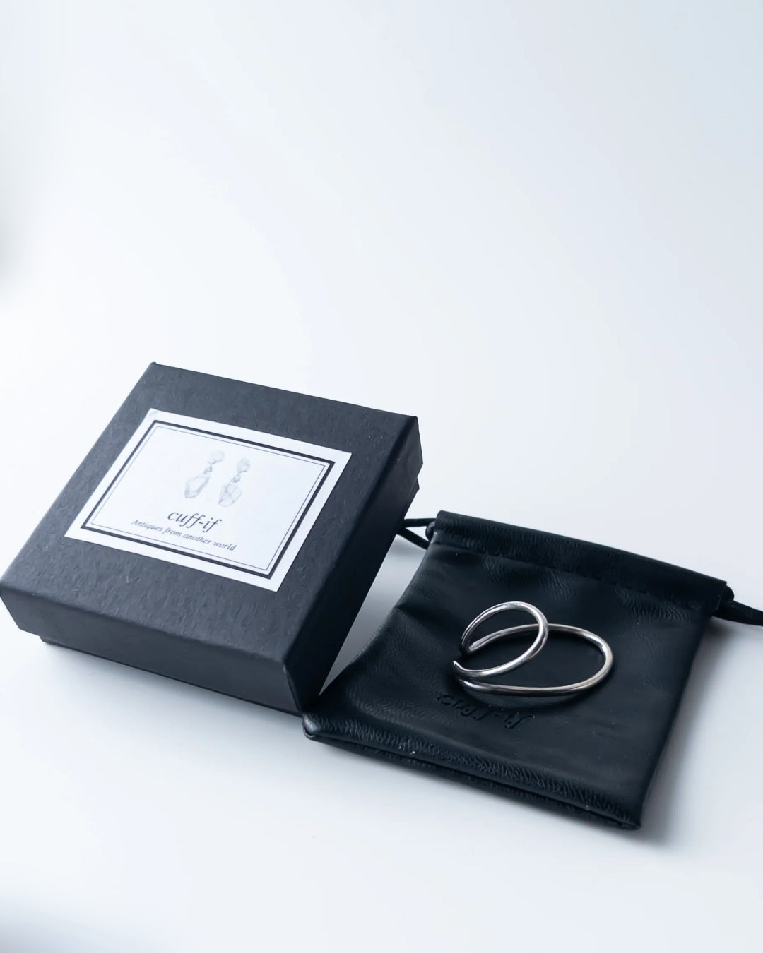 Orbit double line ring, ear cuff /Interchangeable /MIX/silver925