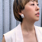 Moon phase cuffs earrings /Michikake/cold moon 