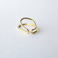 Custom double ring, ear cuff / Interchangeable /着せ替えダブルリング・イヤーカフ/ GOLD/silver925
