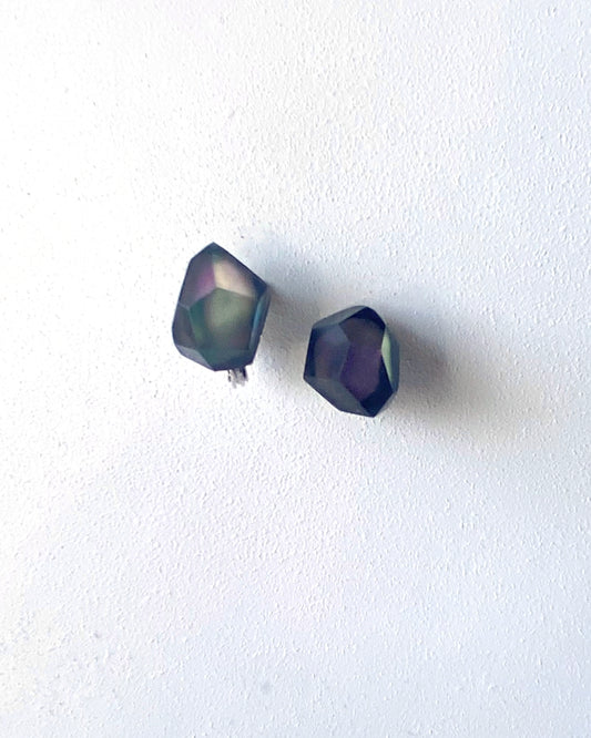 Frames earrings/crystals Floating prism 4-c
