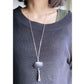 Galaxy necklace /moon/ Interchangeable 月読 silver L