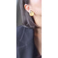 Moon phase cuffs earrings /Michikake/ khaki 