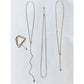 Custom long chain necklace lariet Interchangeable /gold-filled 